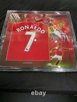 Cristiano ronaldo Signed manchester united Signed Shirt man utd portugal COA