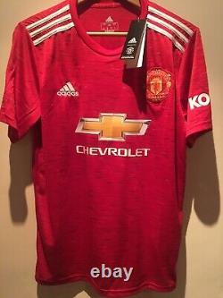 DENNIS LAW Manchester United SIGNED Shirt 2020-2021 + COA EXACT PROOF
