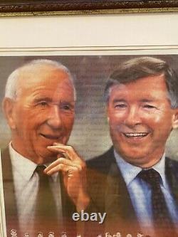 DYNASTY Manchester United Busby Ferguson Framed Print Signed by LEGENDS