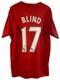 Daley Blind Signed Manchester United 16/17 Home Shirt Comes With a COA RARE
