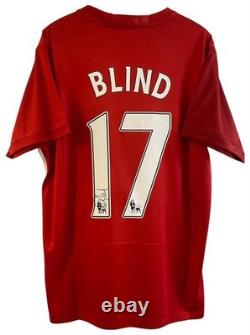Daley Blind Signed Manchester United 16/17 Home Shirt Comes With a COA RARE