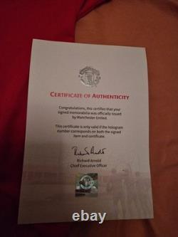 Dalot Signed Manchester United Jersey With Proof Of Authenticity