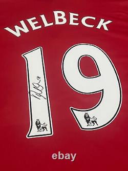 Danny Welbeck Manchester United 2013/14 Signed Shirt Proof