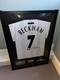 David Beckham Manchester United Genuine Framed Hand Signed Shirt With Coa