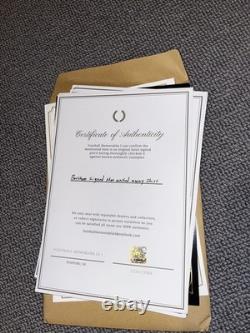 David Beckham Manchester United Genuine Framed Hand Signed Shirt With Coa