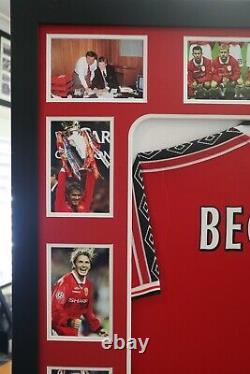 David Beckham Manchester United Legend Hand Signed & Framed Shirt/jersey + Coa