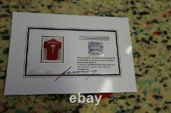 David Beckham Manchester United Legend Hand Signed & Framed Shirt/jersey + Coa