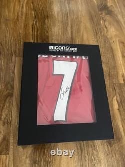David Beckham Signed ICONS Manchester United 1999 Shirt #7 ICONS Cerified Coa