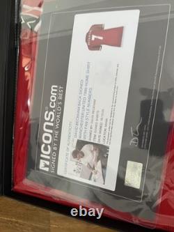 David Beckham Signed ICONS Manchester United 1999 Shirt #7 ICONS Cerified Coa