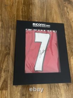 David Beckham Signed ICONS Manchester United 1999 Shirt #7 ICONS Cerified Coa
