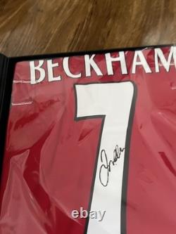 David Beckham Signed ICONS Manchester United 1999 Shirt #7 ICONS Cerified Coa