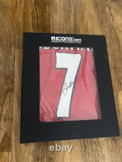 David Beckham Signed ICONS Manchester United 1999 Shirt #7 ICONS Cerified Coa