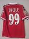 David Beckham Signed Manchester United 99 Treble Shirt Printed Autograph