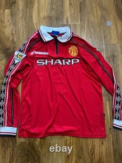 David Beckham Signed Manchester United Home Shirt #7 with Coa included