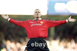 David Beckham Signed Manchester United Shirt 1999 ICONS COA