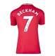 David Beckham Signed Manchester United Shirt Home, 2022-23 Autograph Jersey