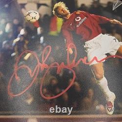 David Beckham Signed Original Soccer Photo Manchester United PRO-Cert COA