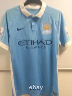 David Silva Signed Manchester City Shirt