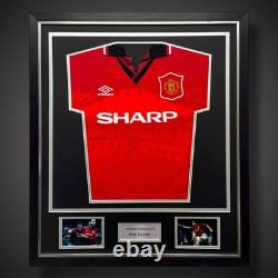 Deluxe Framed Roy Keane Manchester United Signed Shirt With COA £330