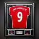 Deluxe Framed Zlatan Ibrahimovic Signed Manchester United Football Shirt £499