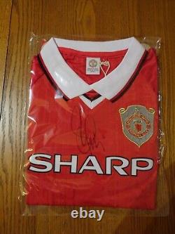 Denis Irwin 1999 UCL Final Signed Manchester United Shirt + authenticity cert