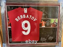 Dimitar Berbatov Signed 2009 Manchester United Shirt
