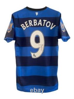Dimitar Berbatov Signed Manchester United 10/11 3rd Shirt with COA & Photo Proof