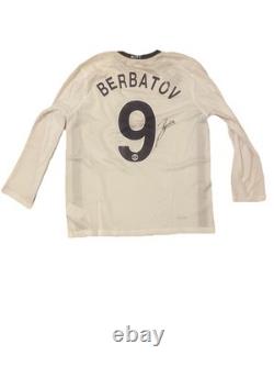 Dimitar Berbatov Signed Manchester United Away Shirt 2009 wth Authentication