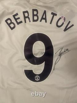 Dimitar Berbatov Signed Manchester United Away Shirt 2009 wth Authentication