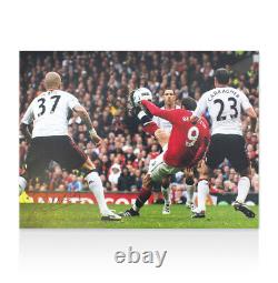 Dimitar Berbatov Signed Manchester United Photo Overhead Kick Vs Liverpool