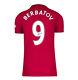Dimitar Berbatov Signed Manchester United Shirt Home, 2019/2020, Number 9