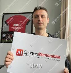 Dimitar Berbatov Signed Manchester United Shirt Home, 2019/2020, Number 9 Gi