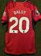 Diogo Dalot Signed Manchester United 23/24 Home Shirt Comes With A COA