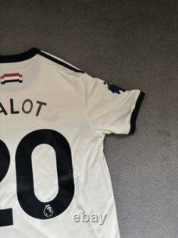 Diogo Dalot Signed Manchester United Shirt Old Trafford Genuine Portugal