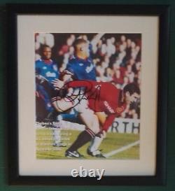 ERIC CANTONA MANCHESTER UNITED SIGNED WHILST STILL PLAYING ORIGINAL 14x 3 COA