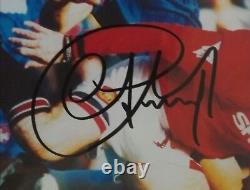 ERIC CANTONA MANCHESTER UNITED SIGNED WHILST STILL PLAYING ORIGINAL 14x 3 COA