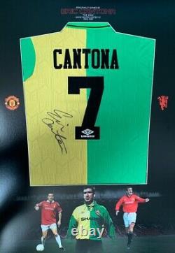 ERIC CANTONA hand signed Manchester United FC shirt