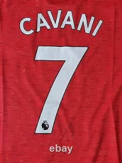Edinson Cavani Manchester United Signed 20/21 Shirt