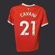 Edinson Cavani Manchester United Signed 21/22 Shirt COA