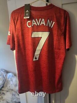 Edison Cavani Signed Shirt Manchester United Man Utd Top COA
