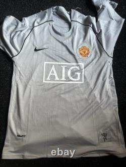 Edwin Van Der Sar Signed Manchester United Shirt With COA