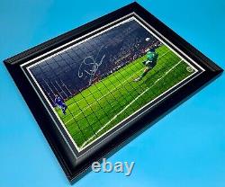 Edwin Van Der Sar Signed Photo Framed & COA Manchester United Poster Football