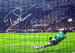 Edwin Van Der Sar Signed Photo Framed & COA Manchester United Poster Football