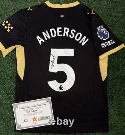 Elliot Anderson Signed Manchester City 26/27 Shirt with EXACT VIDEO PROOF & COA