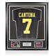 Eric Cantona Back Signed Manchester United 1994-95 Away Shirt In Classic Frame