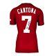 Eric Cantona Back Signed Manchester United 2019-20 Home Shirt Autograph