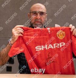 Eric Cantona Front Signed Manchester United 1994 Home Shirt Autograph Jersey