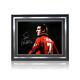 Eric Cantona Hand Signed 16 x 12 Manchester United Photograph In Deluxe Frame