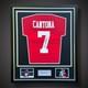 Eric Cantona Hand Signed And Deluxe Framed Manchester United Shirt &pound;349
