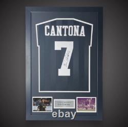 Eric Cantona Hand Signed And Framed Manchester United Football Shirt £350
